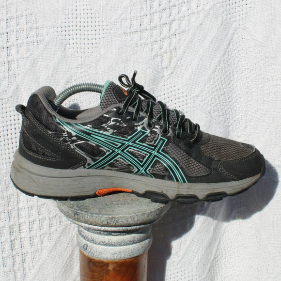 Asics Gel Venture 6 Running Athletic Sneaker Grey Mint T7G6Q 9w - Picture 2 of 10